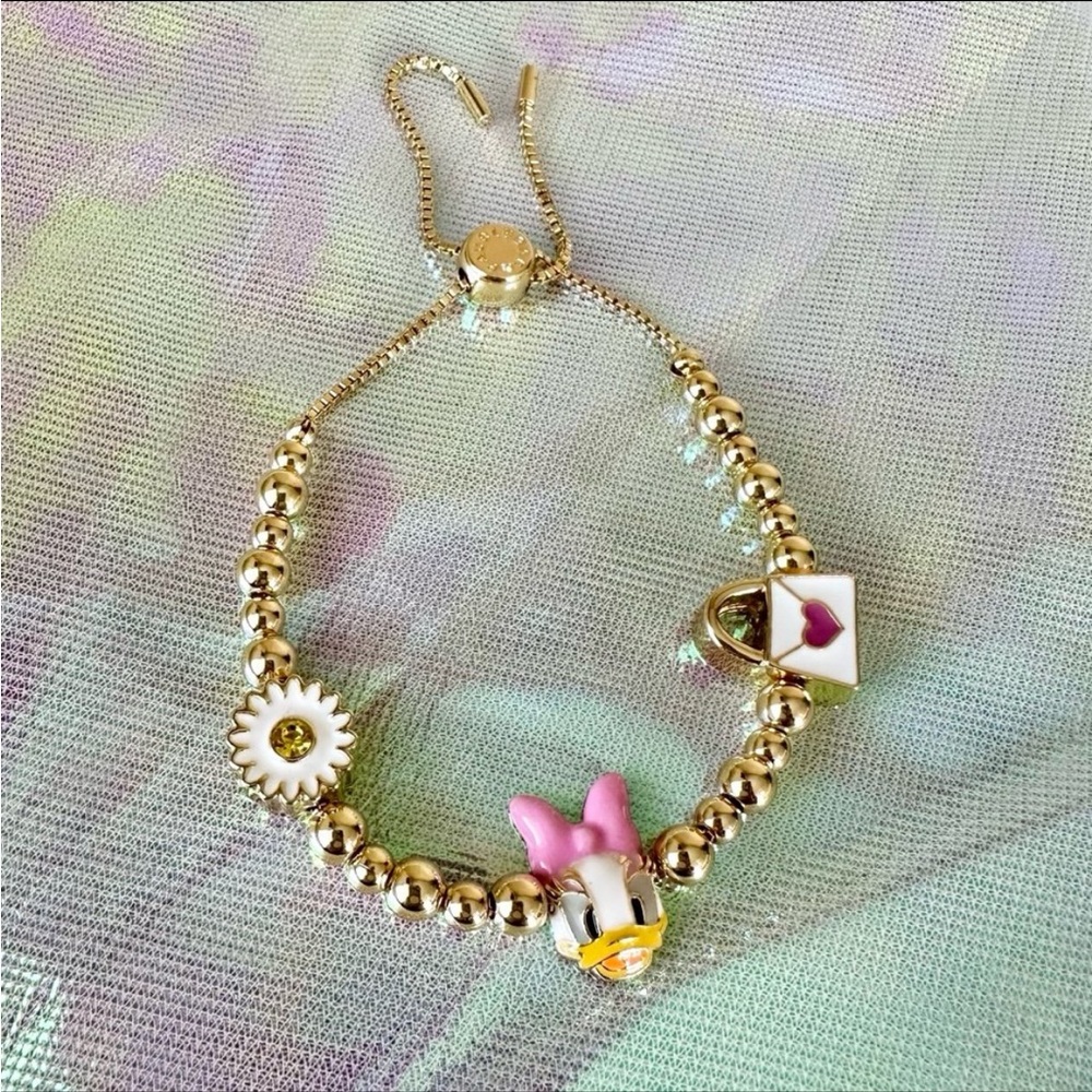 NEW Baublebar x Disney Daisy Duck Charm Bracelet